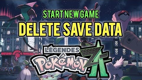 How to delete save data in Pokemon Legends Z-A