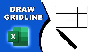 How to Draw Gridlines in excel