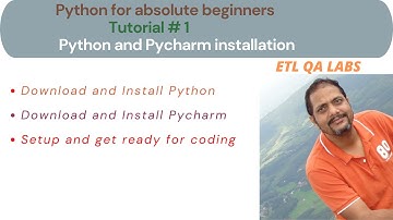 Python and Pycharm Installation | Python for absolute beginners