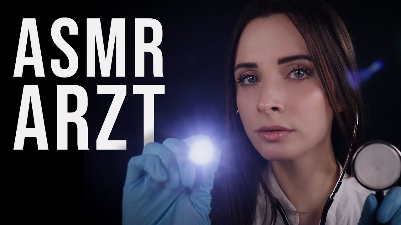 ASMR Deutsch: Cranial Nerve Exam 👩‍⚕️ ASMR Arzt Roleplay (Soft Spoken German ASMR)