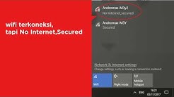 Wifi terkoneksi tapi No Internet,secured ( 100% Berhasil ) - Durasi: 1.51. 