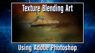 Texture Blending Art in Adobe Photoshop.