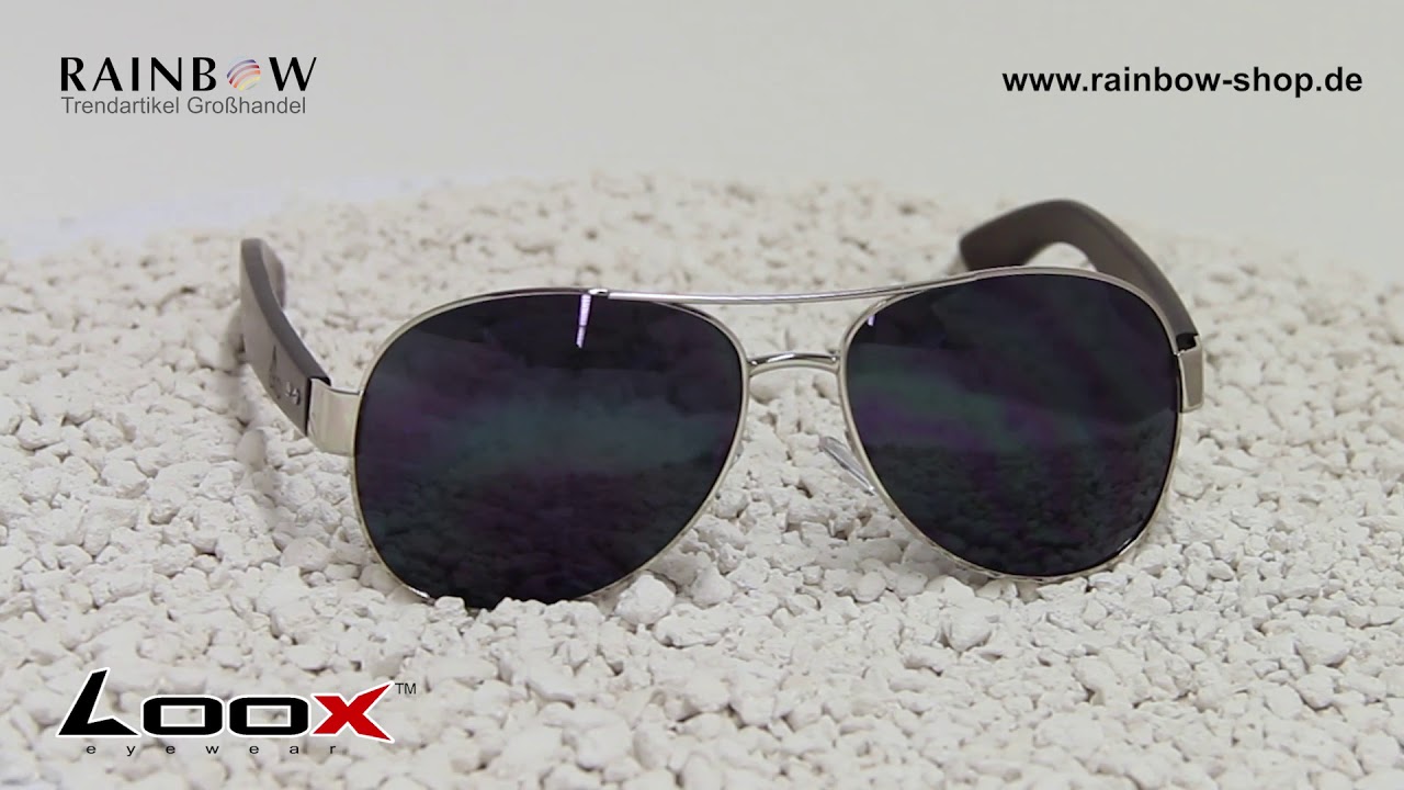 LOOX™ Sonnenbrille (LOOX-112 Myanmar - Bügel aus Bambusholz) - Trend Sonnenbrillen im Großhandel!