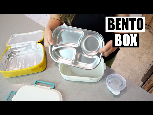 AURIGATE Bento Box,Stainless Steel Lunch Box,Versatile 4