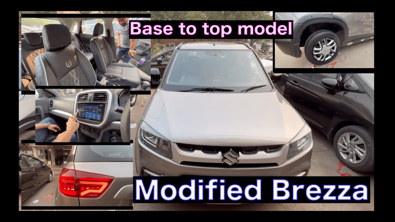 Old Maruti Brezza Restored 😍 Paint work Custom Tail lights Top