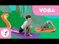 Sun Salutations & Yoga with Animals - Yoga for Kids