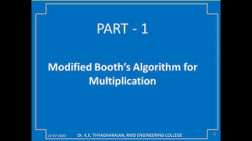 Computer Architecture -  Bit-pair Recoded Binary Multiplication. Binary Division.
