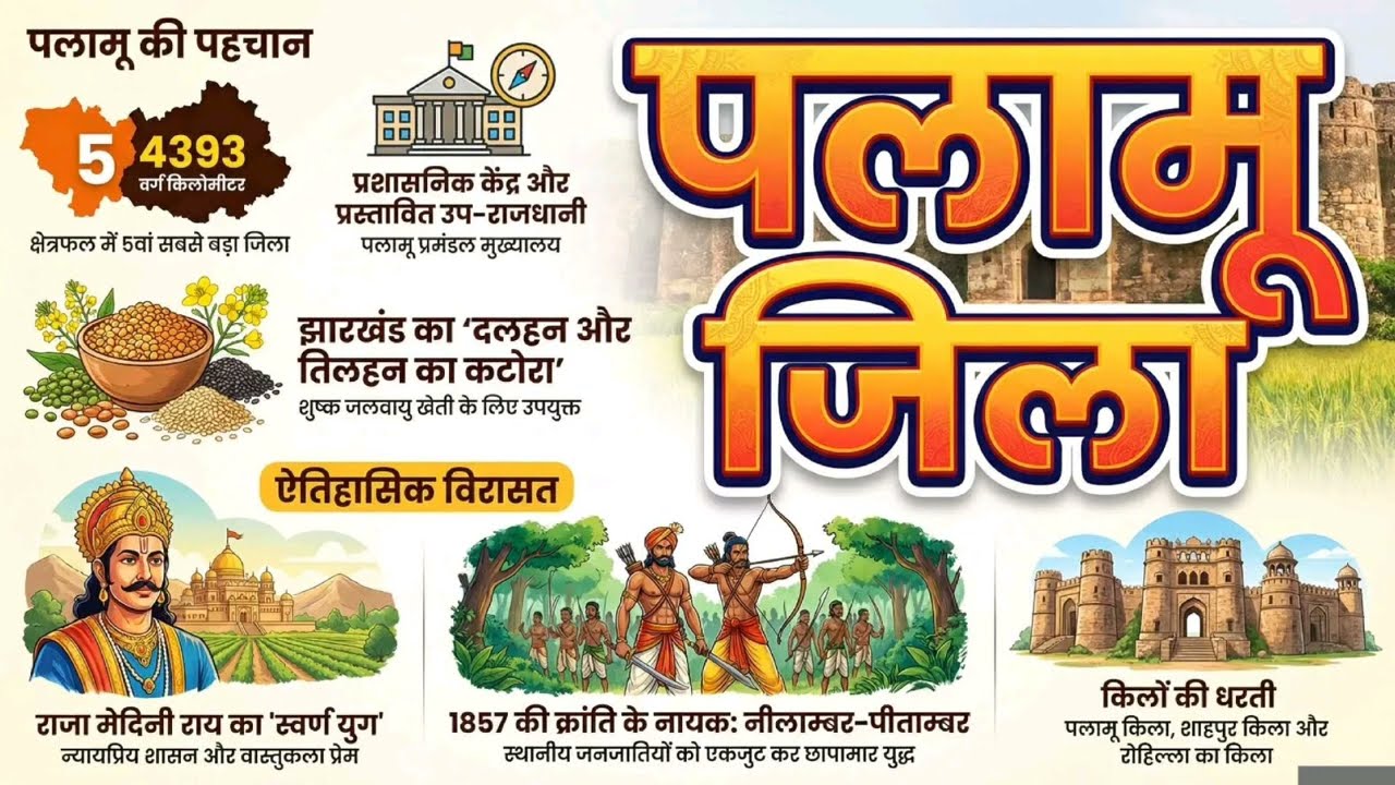 Palamu District GK: पलामू जिले का संपूर्ण परिचय |