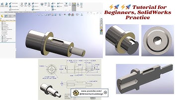 🚀⚡🚀 Tutorial for Beginners, #solidworks  Practice