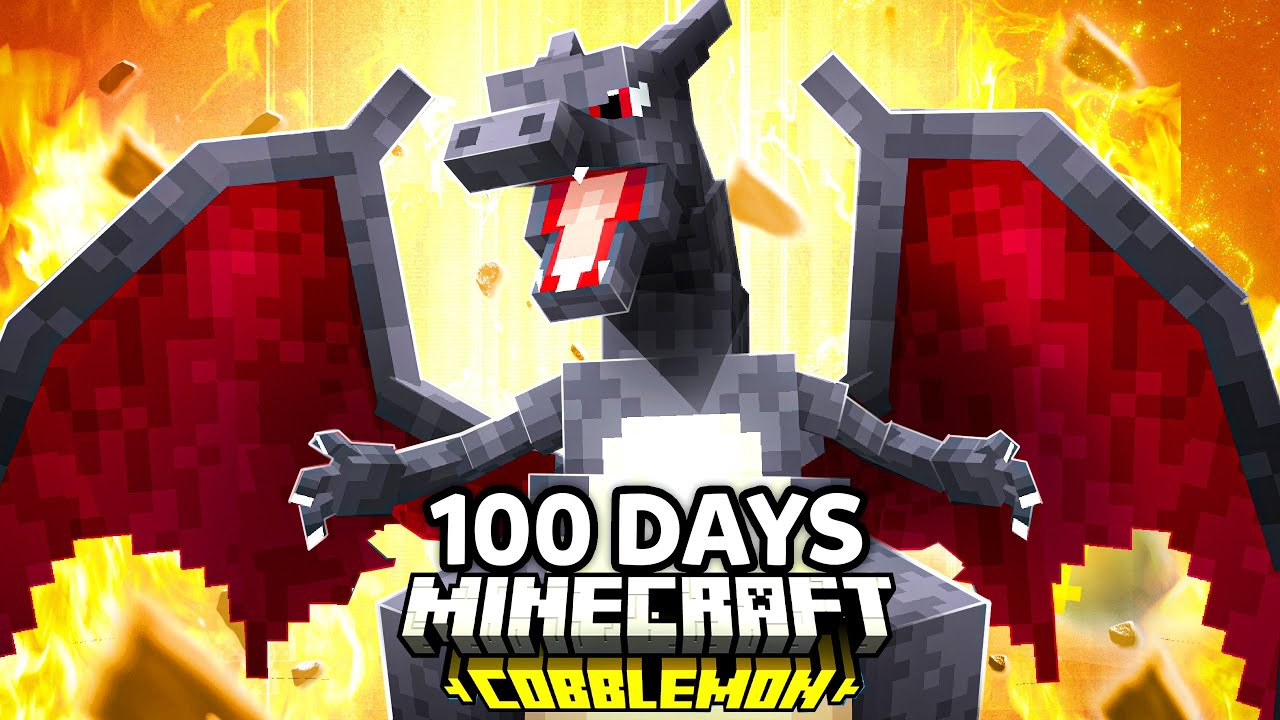 I Spent 100 Days as SHINY TRAINER Pokémon Minecraft VS. my Rival! (Duos Cobblemon)