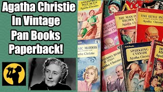 Stunning Agatha Christie In Vintage Pan Paperback Books - 1940