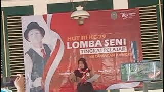 JUARA 1 BACA PUISI DI BAWAH KIBARAN MERAH PUTIH AKU TERSIMPUH OLEH SUZAN TK.SMP