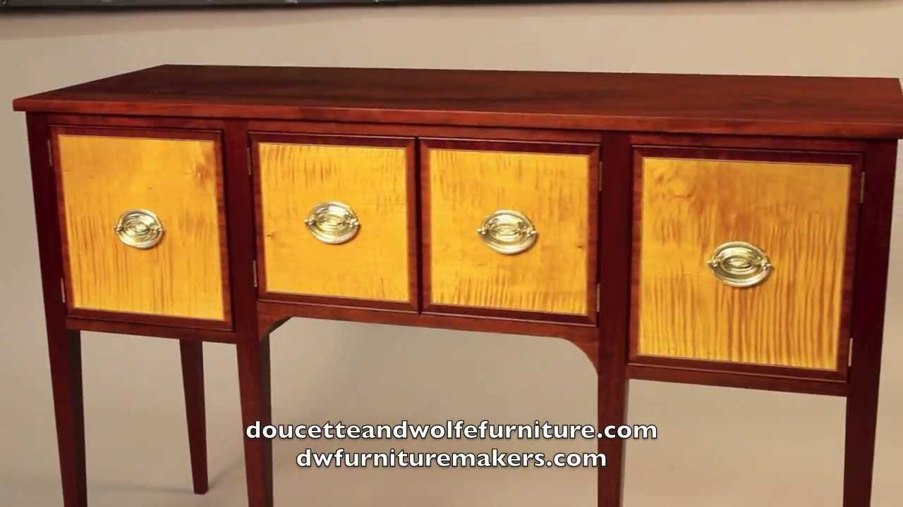 Hepplewhite Sideboard handmade by Doucette and Wolfe Furniture Makers