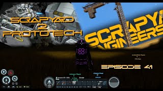 Scrapyard To Prototech Ep 41 - More Hanger Building and Scrapping - Boring! - Space Engineers