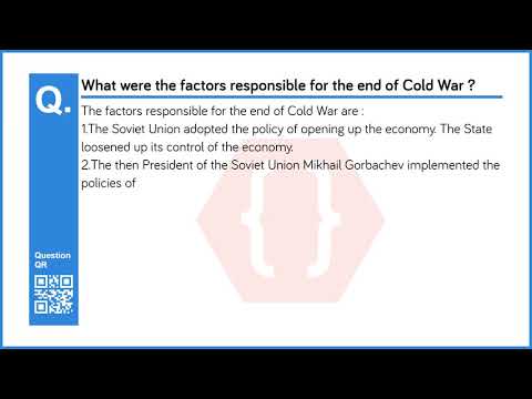 konsonant Vandt effekt What were the factors responsible for the end of Cold War ? | History and  Political Science | 9th - YouTube