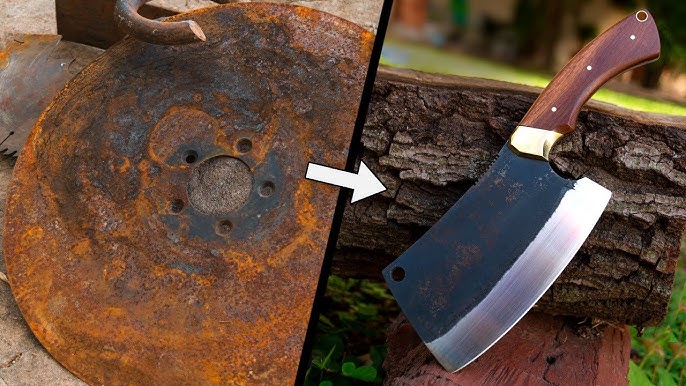 Most Interesting Very Big Meat Cleaver Knife Forging Process 