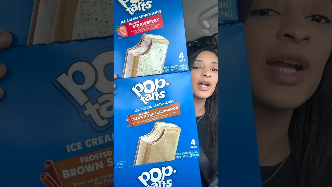 Poptart ice cream sandwiches🍦