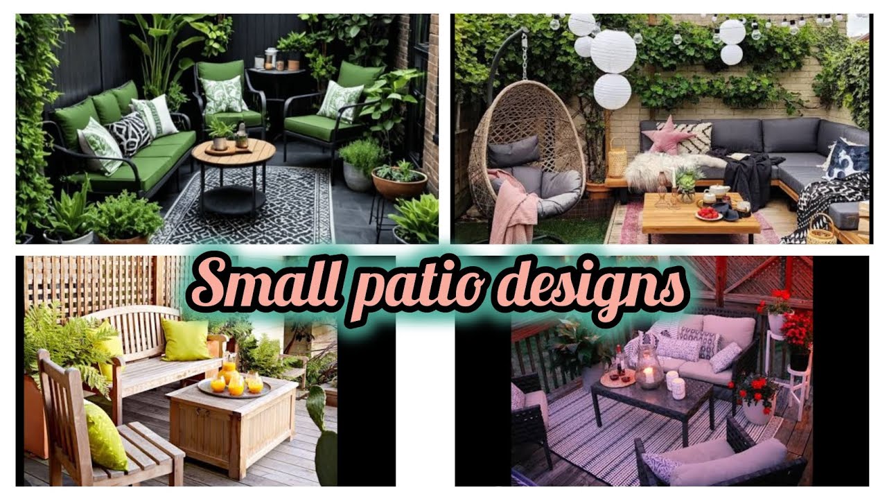 50 Small patio designsBackyard garden patio ideasgarden decoration