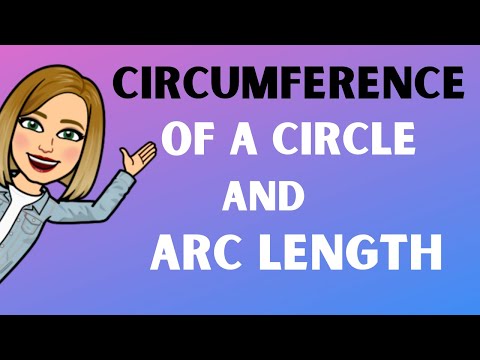 Finding the circumference of a circle and the arc length