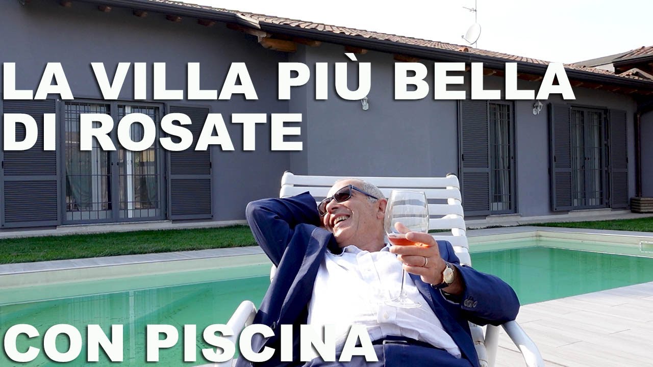 Vendesi la Villa più bella di Rosate - Milano. VILLA con PISCINA!