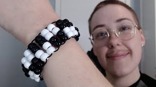Checkered Kandi Cuff Tutorial