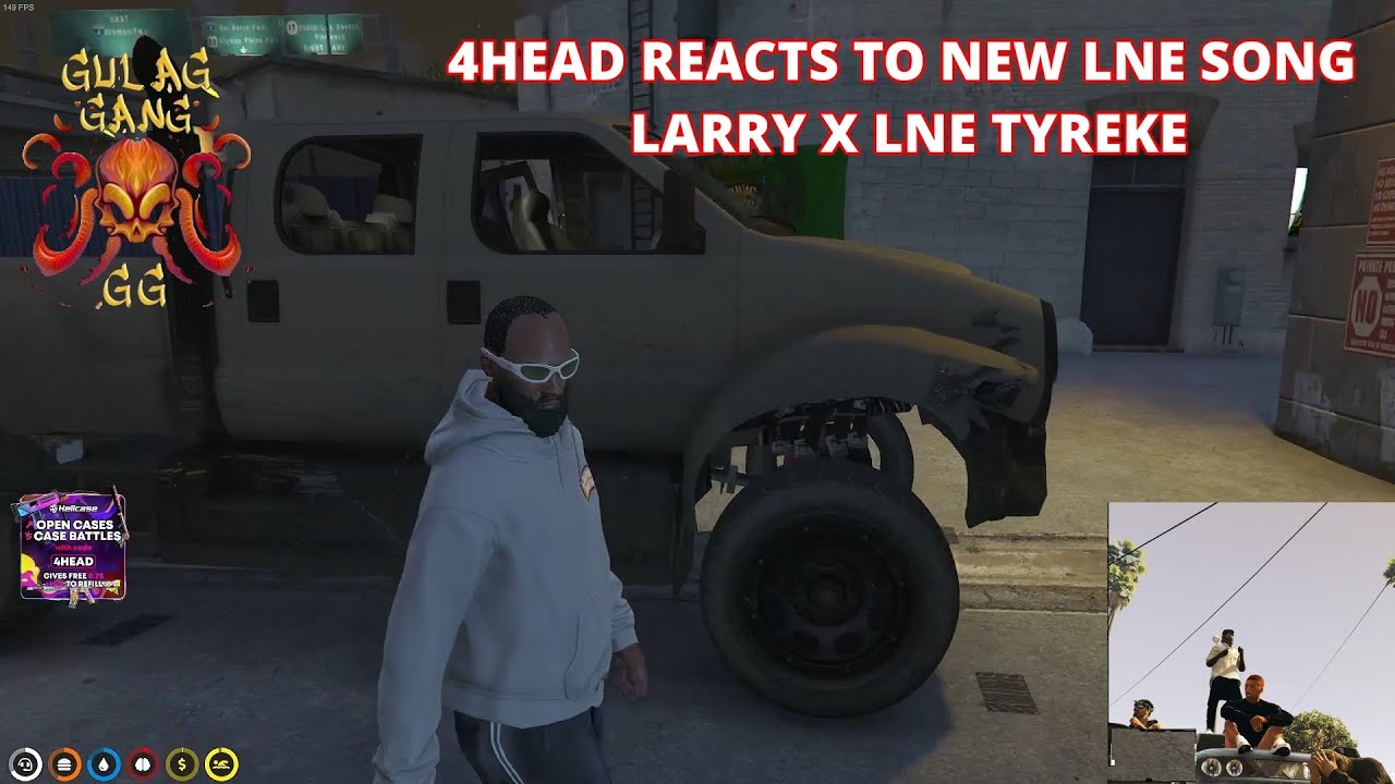 4HEAD LISTENS TO NEW LNE Larry X LNE Tyreke -Been Dat Freestyle Song | NoPixel WL 3.0 GTA 5 RP GG