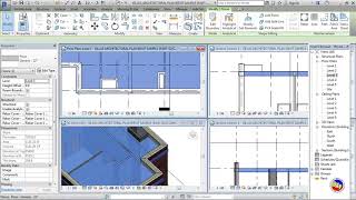 VILLAS ARCHITECTURAL PLAN REVIT SAMPLE (PART-03) STAIRCASE ARRANGEMENT AND EXTENSION OF 1 FLOOR