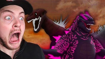 Evolved Godzilla vs Godzilla BloodBath and Mushroom Cloud REACTION