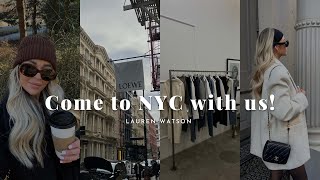 MY FIRST EVER VLOG  COME TO NYC WITH ME!