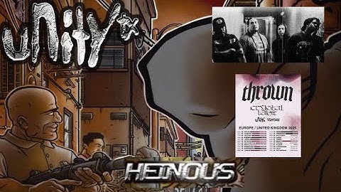 UnityTX release new song “HEINOUS“ + tour w/ Thrown,  Crystal Lake and more!
