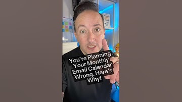 You’re Planning Your Monthly #Email #Campaign Calendar Wrong. Here’s Why! #Shorts