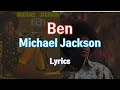 Ben - Michael Jackson (Lyrics)