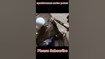 synchronous motor power hai jo LED bulb ko jala deta hai#video #viral