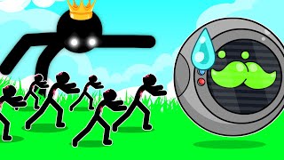 My ROBOT Fights The NEW Zombie King Stickman To RESCUE The Stick Princess in Stick War Legacy screenshot 4