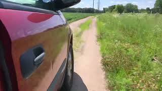 Off-roading in a 2003 Dodge Caravan