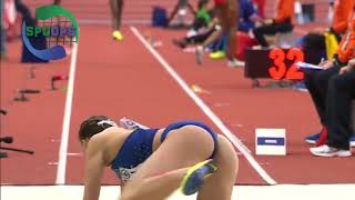 Indoor Athletics Belgrade 2020. Women Long Jumps Compilation