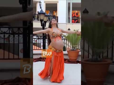 9 month pregnant belly dance#bellydance #beauty #
