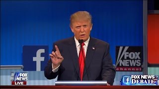 Donald Trump Trades Blows With GOP Foes at First Debate Donald Trump Trades Blows With GOP Foes at First Debate