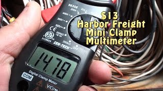 $13 Harbor Freight Mini Clamp MultiMeter. A MUST have in any tool box.