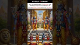 Brahma's children are restricted from entering vaikunth #krishna #shiv #shorts #fyp #Hindu #explore