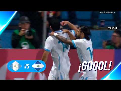 ¡GOLAZO CON SUERTE! | Guatemala vs El Salvador | Concacaf Nations League - Jornada 2 2026-27 | TUDN