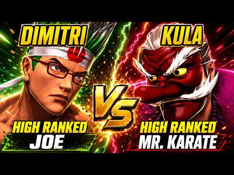 FF COTW ▰ DIMITRI (Joe) vs KULA (Mr. Karate) ▰ High Level Gameplay