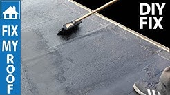 DIY Flat Roof Repair - Easy Paint on Fix 