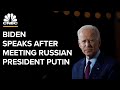 Biden holds press conference after bilateral meeting with Russian President Putin — 6/16/21
