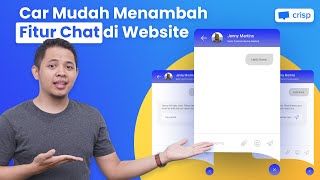 Cara Memasang Fitur Live Chat di Website Menggunakan Crisp screenshot 2