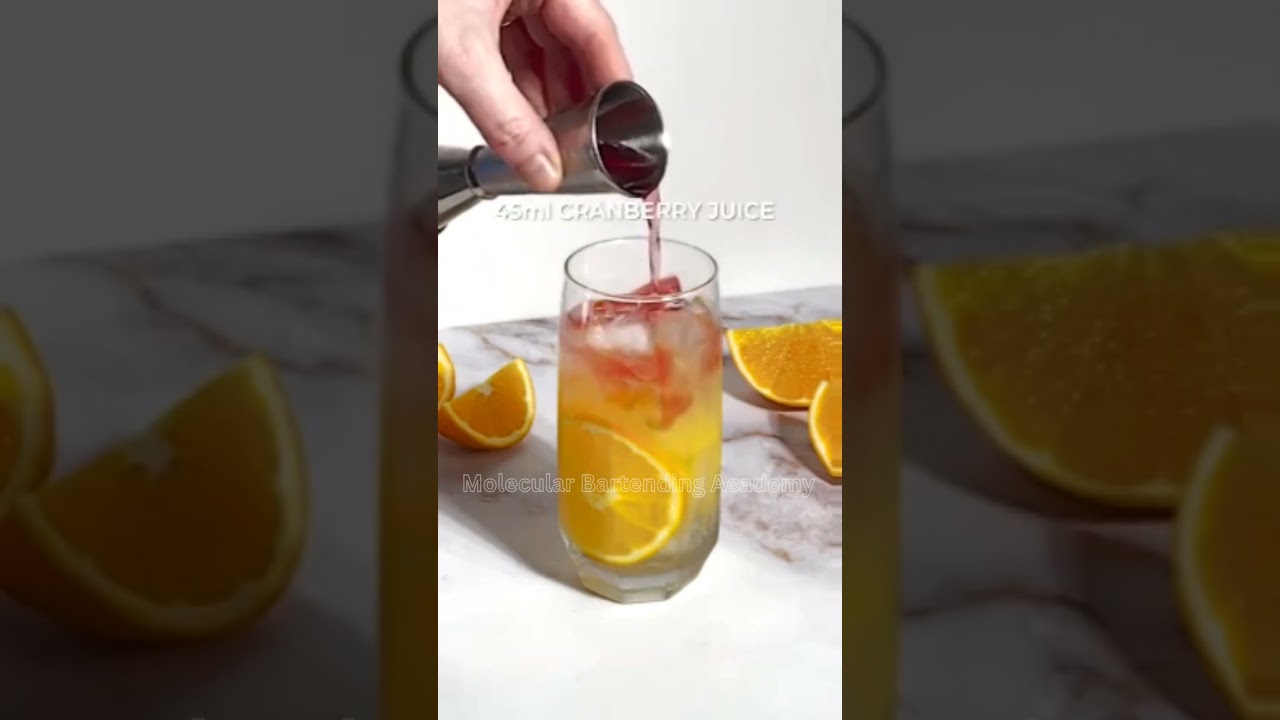 The peach on the beach cocktail 