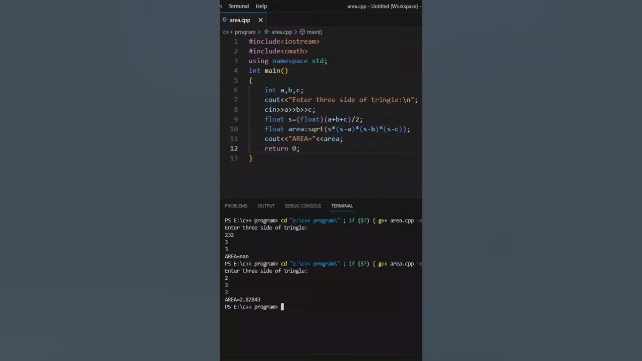 cube root in C++ || #code #programming #bca #coding #codinglife - YouTube