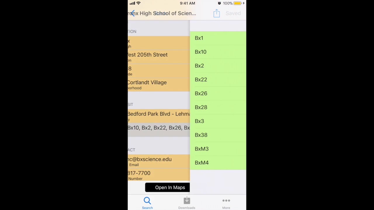 NYC High School Finder: Congressional App Challenge Submission 2017