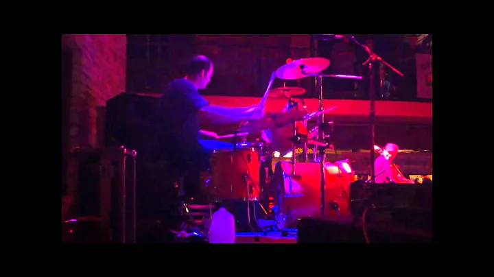 Adam Wolin playing drums with Dirty Lingo @ Venue ...