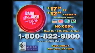 Baha Men CD or Cassette ad from 2000